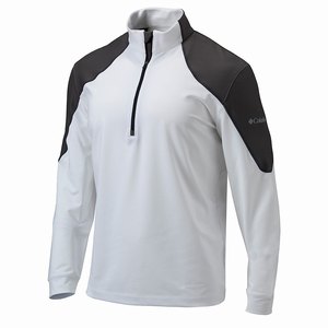 Columbia Omni-Wick™ Panel 1/4 Zip Pullover Herr Vita/Svarta (JQNAV8653)